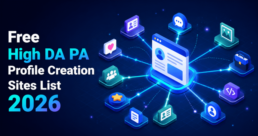 Free High DA Profile Creation Sites List 2026